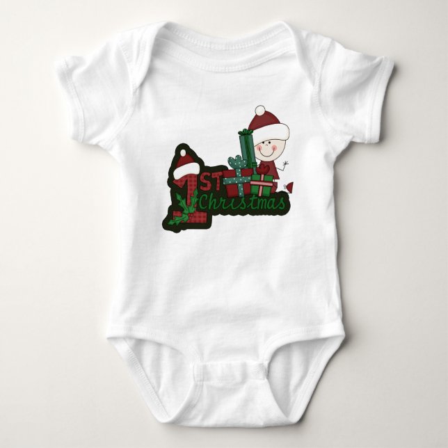 Elf Baby First Christmas T-shirts and Gifts (Front)