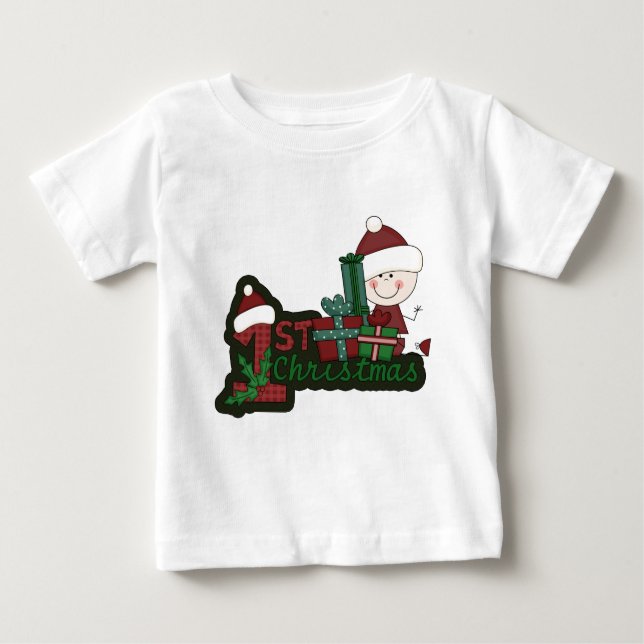 Elf Baby First Christmas T-shirts and Gifts (Front)