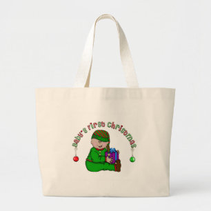 Elf Baby - Latino Tshirts and Gifts Large Tote Bag