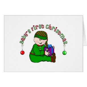 Elf Baby White First Christmas Tshirts and Gifts