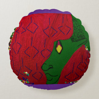 Elf Bride Round Cushion