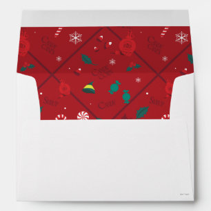 Elf Candy Chequered Pattern Envelope