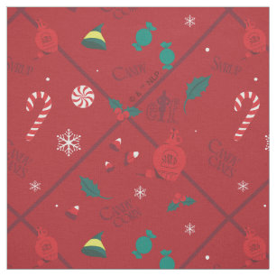 Elf Candy Chequered Pattern Fabric
