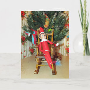 Elf Christmas Card (1186)