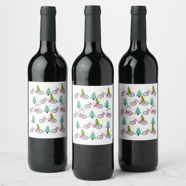 Elf, Christmas Food and Beverage Label Set (Bottles)