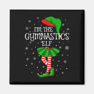 Elf Christmas Matching Family Women Girls Elf  Magnet
