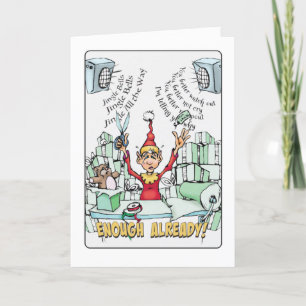 Elf Christmas Wrap Music Holiday Card
