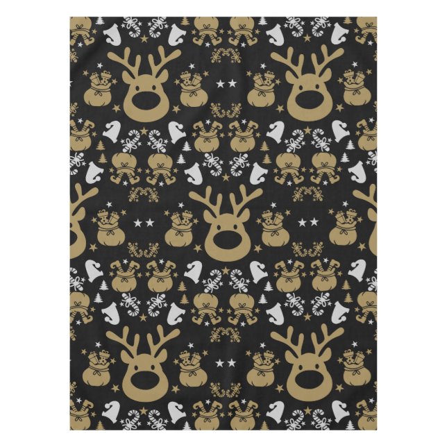 Elf Christmas Wrapping Tablecloth (Front)