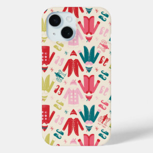 Elf Colorful Coat and Shoes Pattern iPhone 15 Case