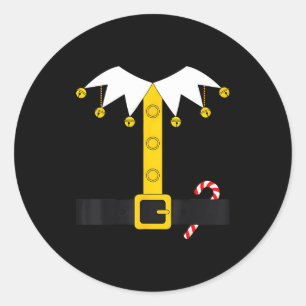 Elf Costume Classic Round Sticker