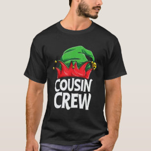 Elf Cousin Crew Christmas Squad Family Matching Pa T-Shirt