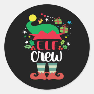 ELF CREW CLASSIC ROUND STICKER