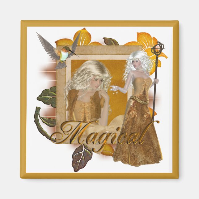 Elf Designs :: Magical by MarloDee Magnet (Front)