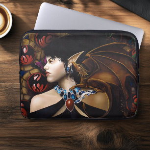 Elf Dragon Butterfly Fantasy Laptop Sleeve
