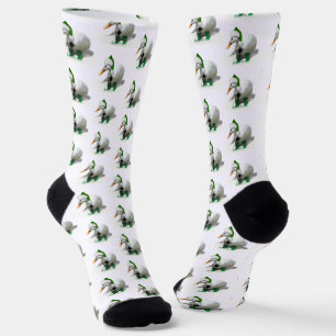 Elf Duck - Santa's Helper Christmas Socks