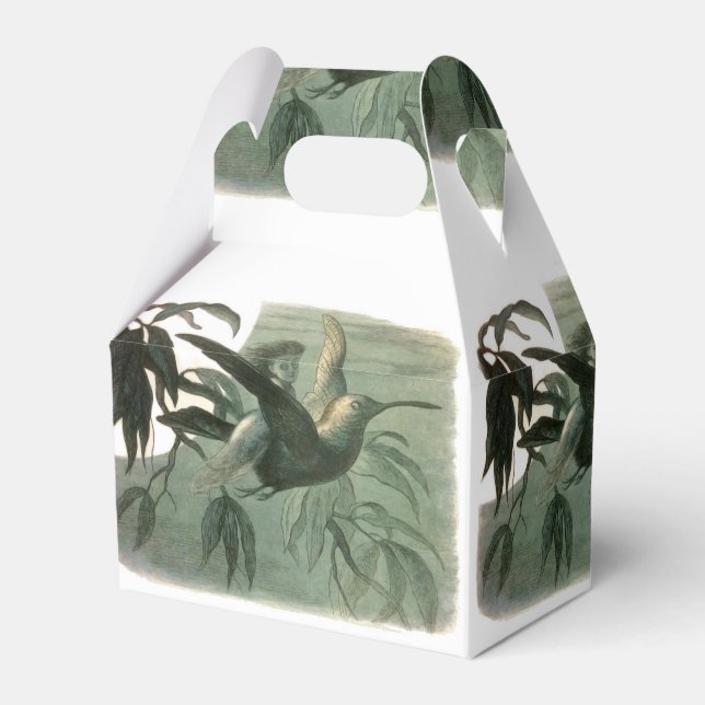 Elf Fairies Elves Moon Night Scene Bird Flying  Favour Box (Front Side)