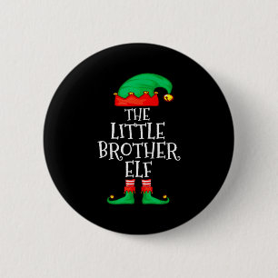 Elf Family Christmas Little Brother Elf Sweater Me 6 Cm Round Badge