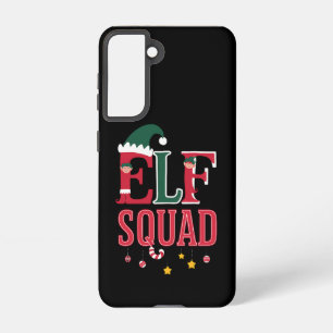 Elf Family Christmas Matching Pyjamas Elf Squad  Samsung Galaxy Case