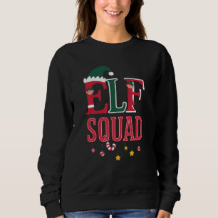 Elf Family Christmas Matching Pyjamas Elf Squad Sweatshirt