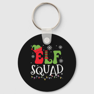 Elf Family Christmas Matching Pyjamas Funny Xmas E Key Ring