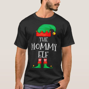 Elf Family Christmas Mommy Mom Mother Mama Elf Swe T-Shirt