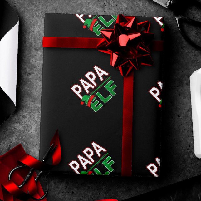 Elf Family | Papa Elf Christmas Holiday #TeamElf Wrapping Paper (Creator Uploaded)