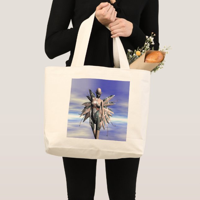 Elf Fantasy  Large Tote Bag (Front (Product))