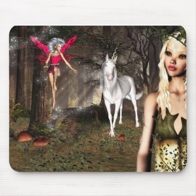 Elf fantasy mouse pad (Front)