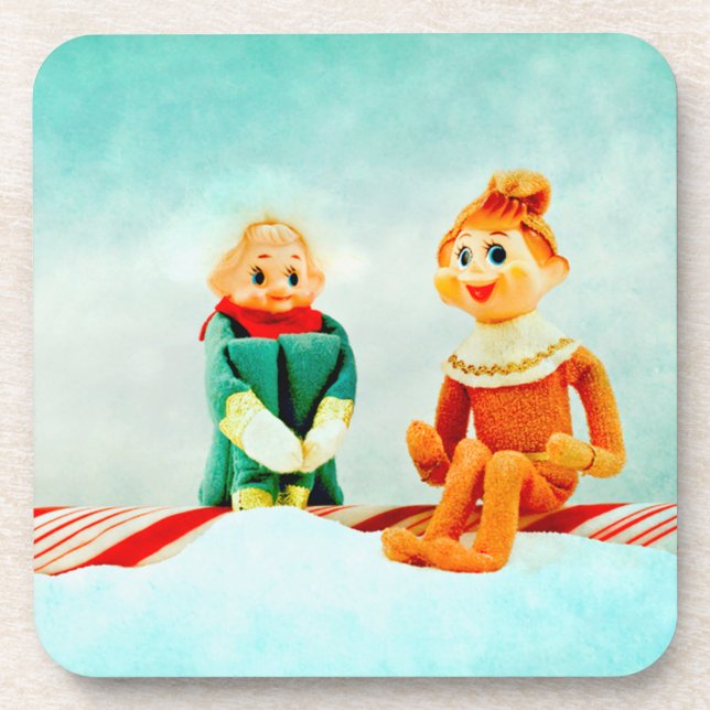 Elf First Date Coaster (Front)