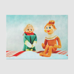 Elf First Date Tissue Paper