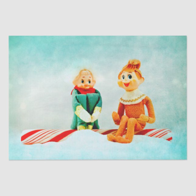 Elf First Date Tissue Paper (Front)