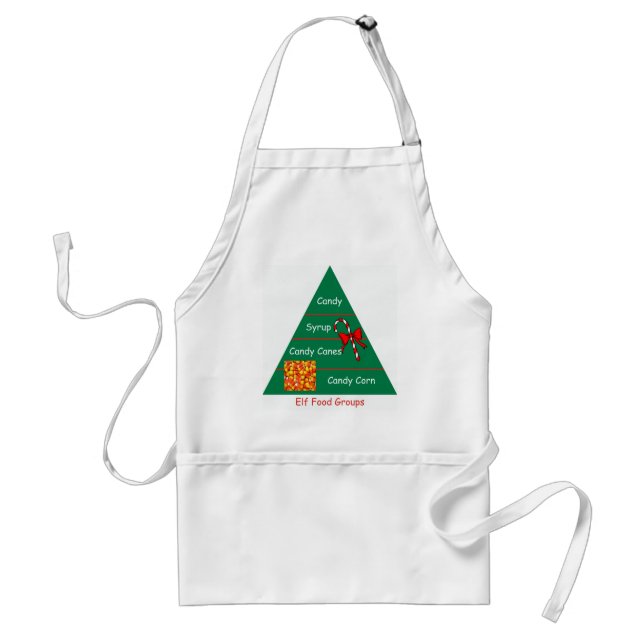 Elf Food Groups Standard Apron (Front)