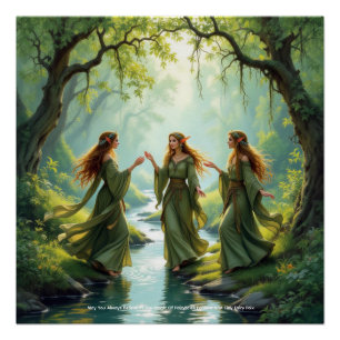 Elf Gathering Poster