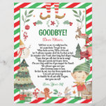 Elf Goodbye Farewell Christmas Letter from Elf<br><div class="desc">Create magical Christmas with this cute letter from Elf.  All text is editable,  it can be customised for an arrival letter,  return letter or goodbye letter.
(c) The Happy Cat Studio.</div>