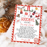 Elf Goodbye Letter Goodbye from Elf Christmas Invitation<br><div class="desc">♥ This cute Elf Letter is a perfect addition to your Magical Christmas!</div>