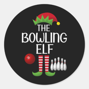 Elf Group Matching Family Christmas Costume The Bo Classic Round Sticker