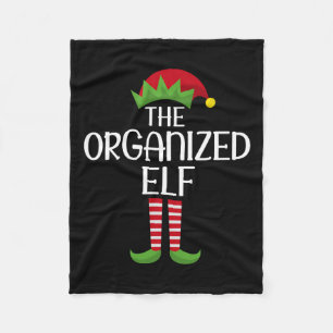 Elf Group Matching Family Xmas Costume The Organiz Fleece Blanket