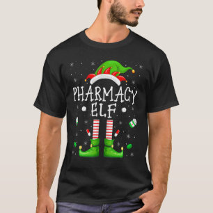 Elf Group Matching Pharmacist Pharmacy Elf Christm T-Shirt