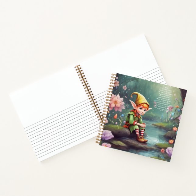 Elf Hardcover Notebook (Inside)
