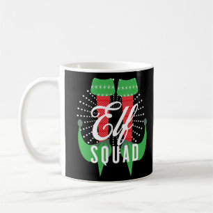 Elf Heels Squad Christmas Holiday Coffee Mug