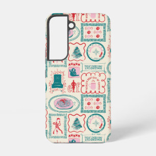 Elf Holiday Icon Pattern Samsung Galaxy Case