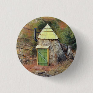 Elf House 3 Cm Round Badge