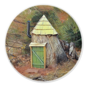 Elf House Ceramic Knob