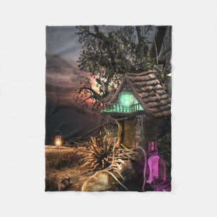 Elf House Fleece Blanket