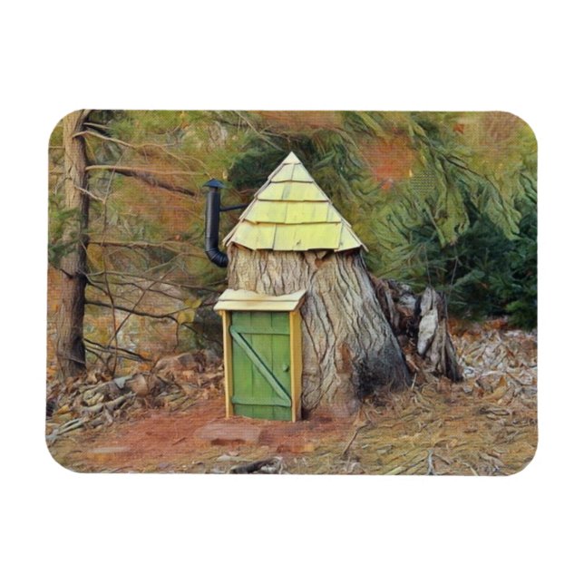 Elf House Magnet (Horizontal)
