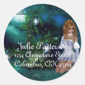 Elf Island Fantasy Return Address Labels Stickers