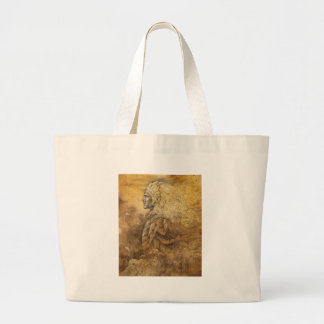 Elf King Large Tote Bag