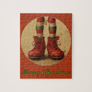 Elf Legs Christmas Puzzle