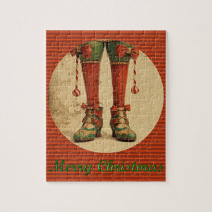 Elf Legs Christmas Puzzle
