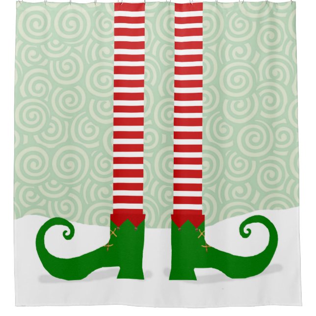 Elf Legs Shower Curtain (Front)